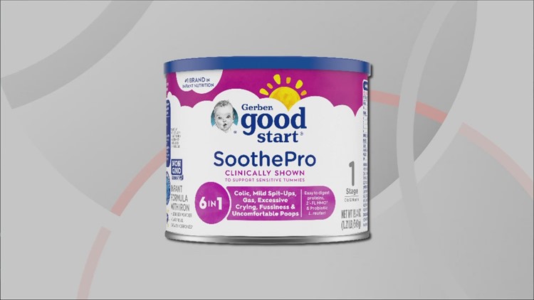 Recalled Gerber baby formula distributed to stores in Ohio