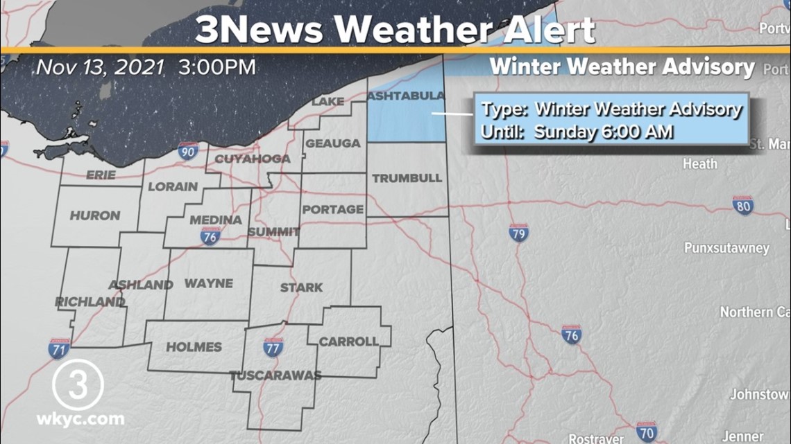 Winter Weather Advisory Northeast Ohio | wkyc.com