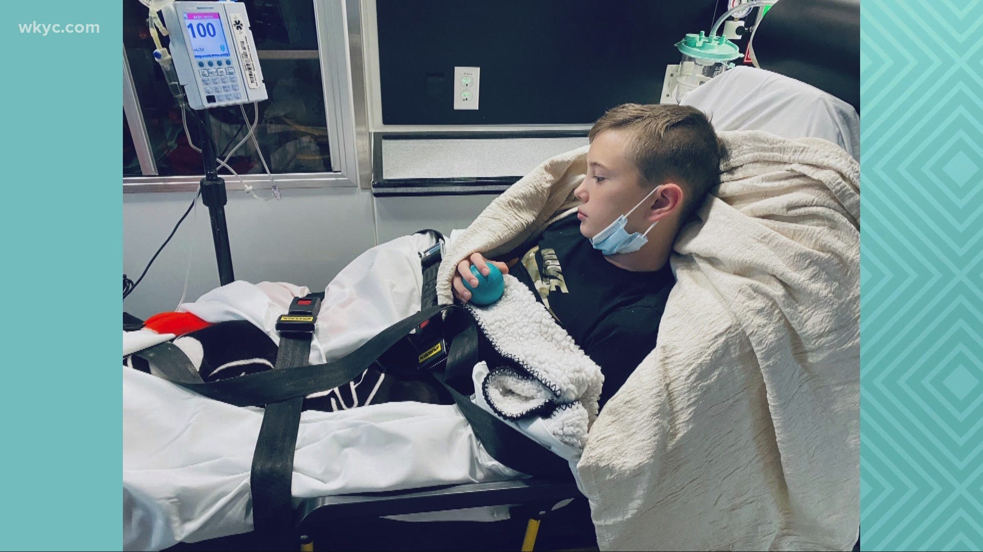 Owen Caswell will celebrate his 11th birthday on March 22, but he's stuck at home as he recovers from Multisystem Inflammatory Syndrome in Children.