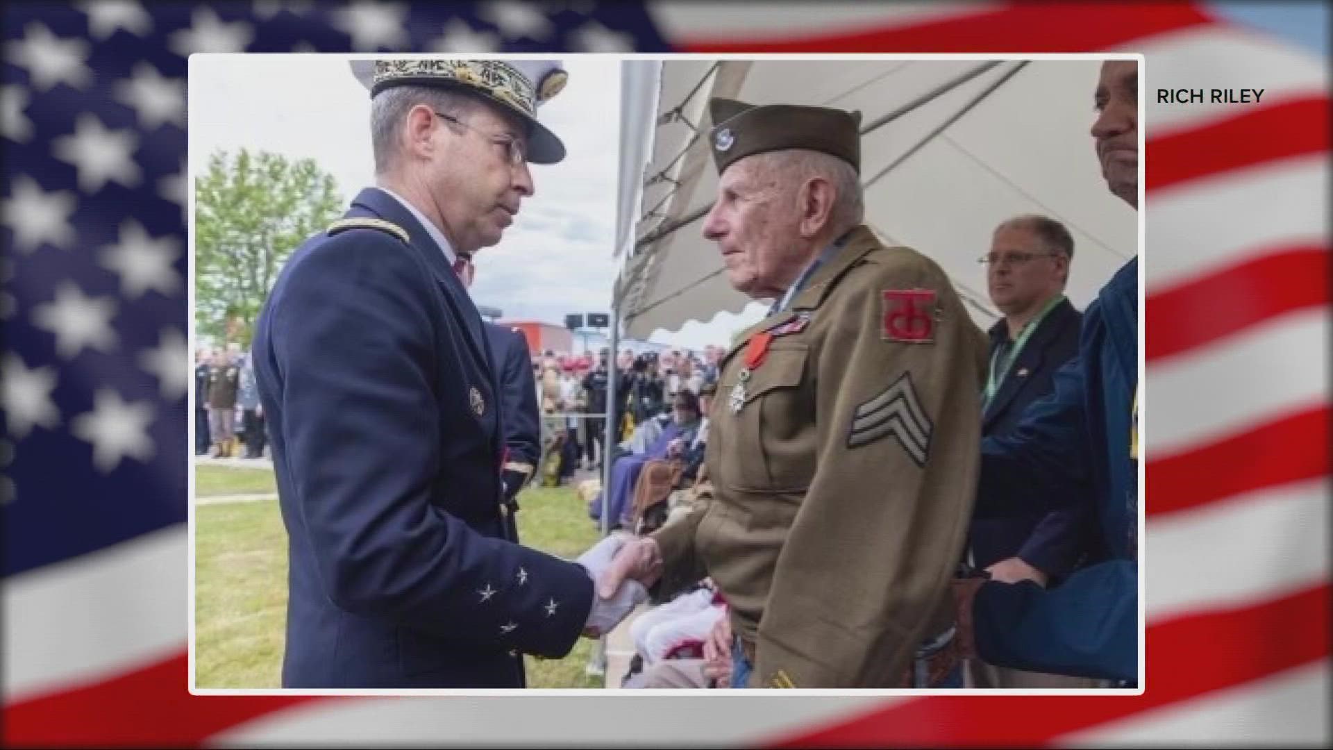 Robert Sabetay, 97, returned to France with 29 other WWII veterans to mark the 78th anniversary of D-Day.