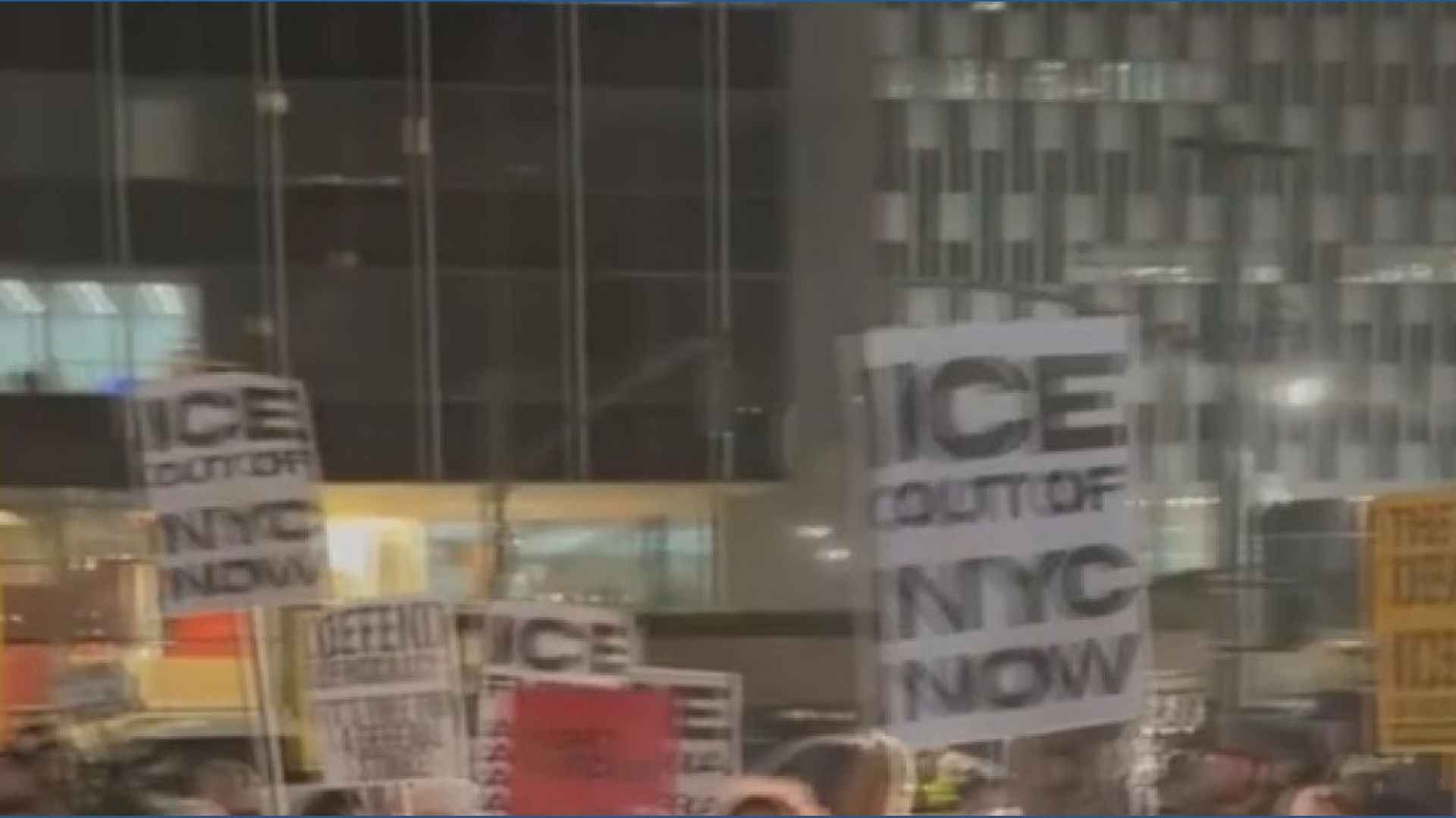 ICE protests in New York City after agent fatally shoots woman in ...
