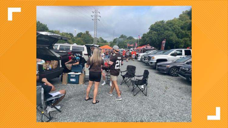 Browns fans take over Charlotte ahead of opener vs. Panthers