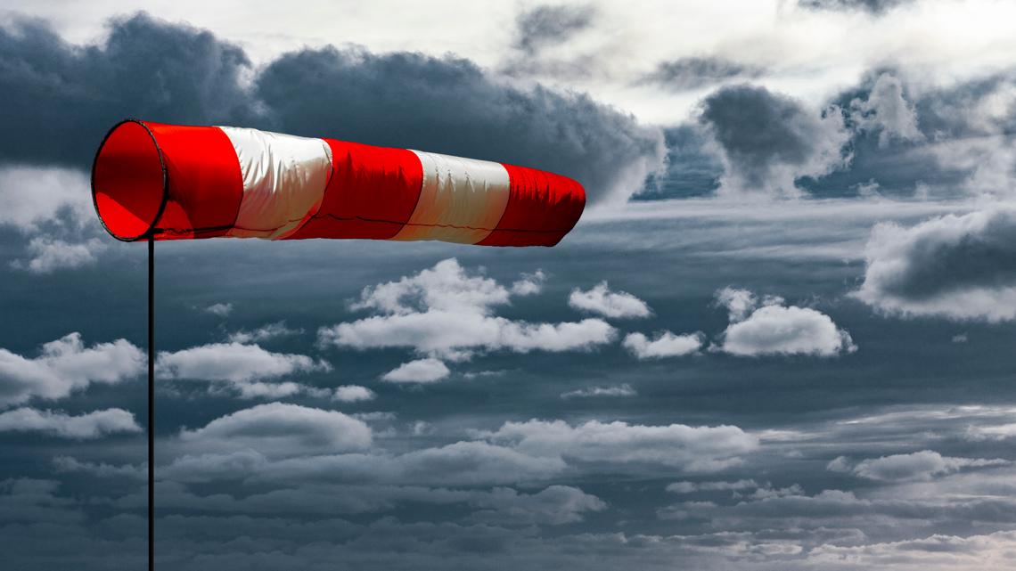 When is Cleveland's windiest time of the year?
