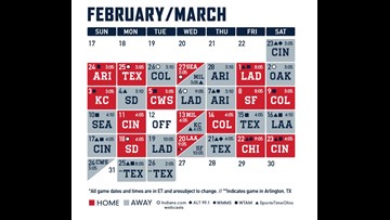 Cleveland Indians announce 2019 Spring Performing exercises broadcast photograph about Cleveland Indians Printable Schedule identified as Cleveland Indians announce 2019 Spring Performing exercises broadcast