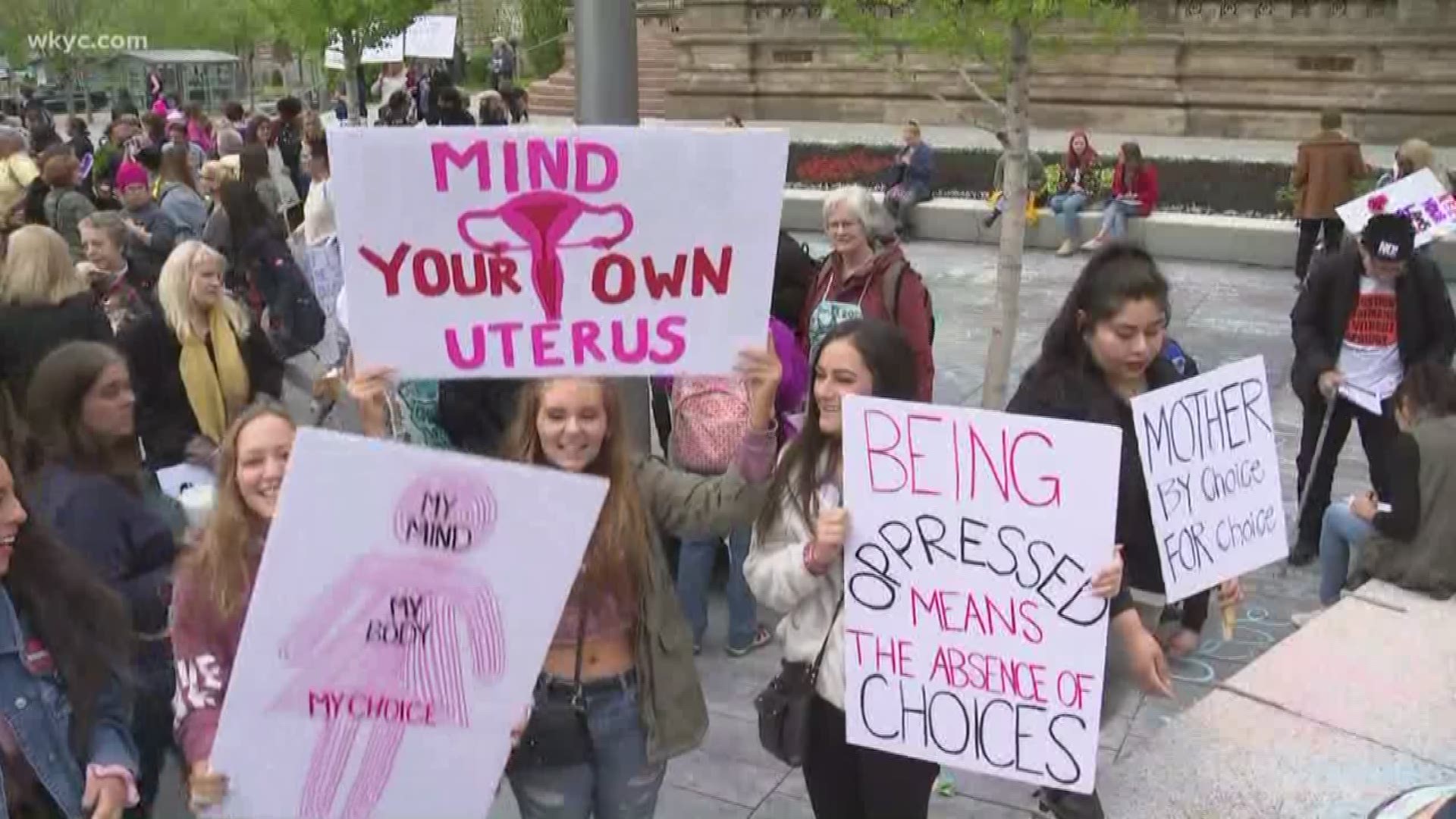 'Stop the bans' rally in downtown Cleveland