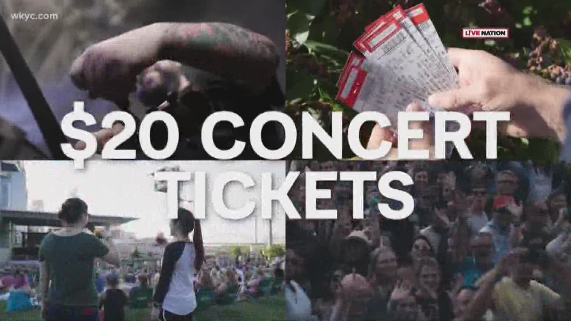 How you can score $20 tickets to the summer's concerts