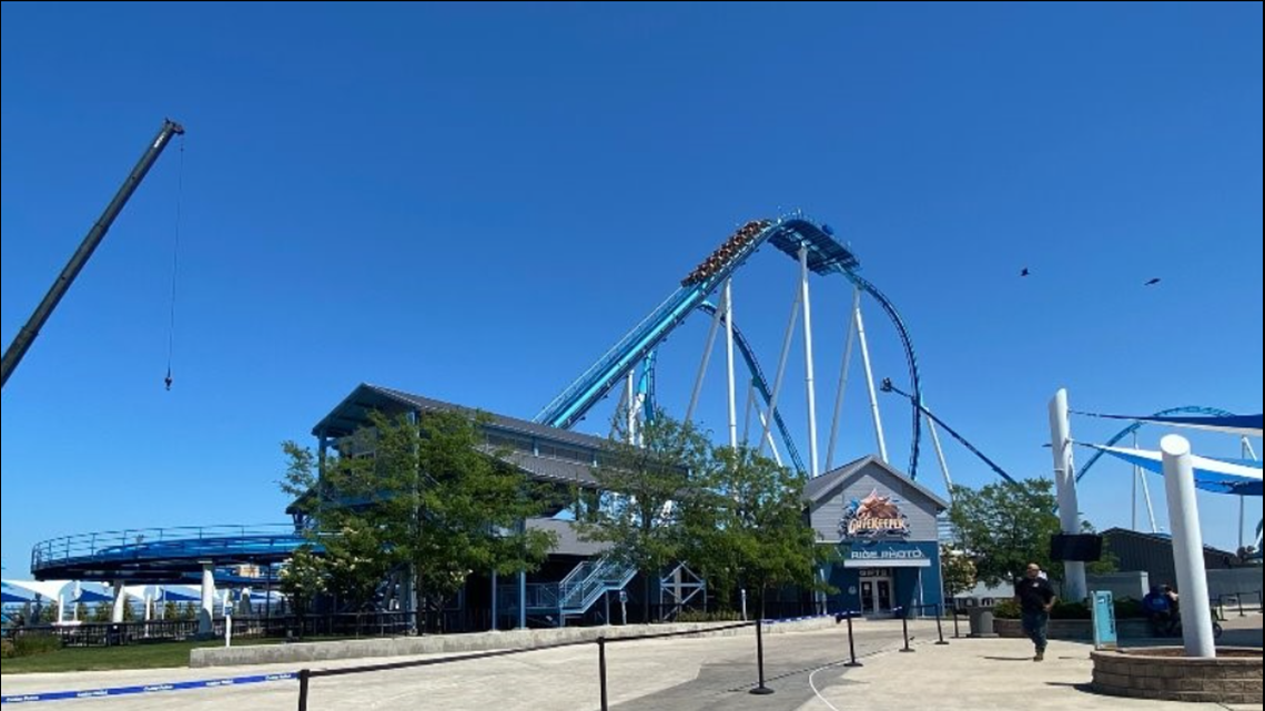 GateKeeper roller coaster malfunctions at Cedar Point