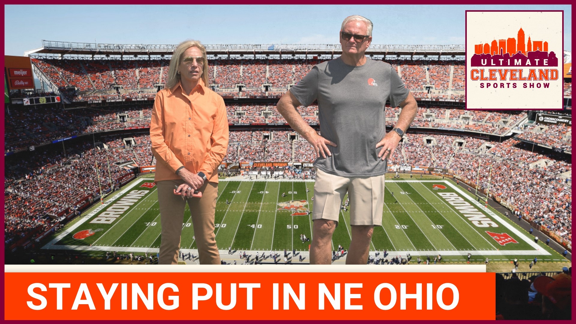Jimmy Haslam and Dee Haslam interviewed with media yesterday and confirmed that the Cleveland Browns will never leave North East Ohio. However stadium talks are stil