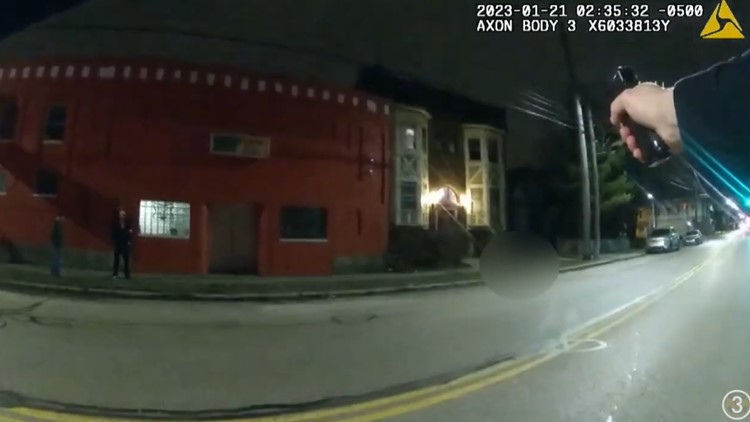 WATCH | Cleveland police release body camera video of officer shooting man outside of nightclub