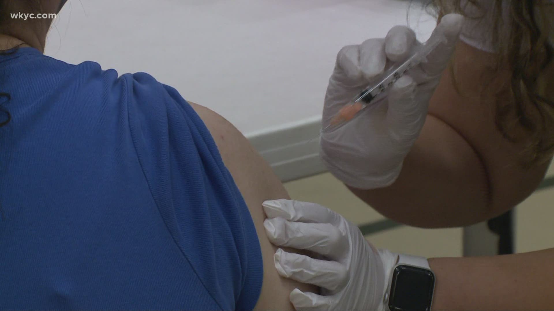 April 10, 2021: A big push is underway to get more college students vaccinated for COVID-19 across Ohio's campuses, including Baldwin Wallace University.