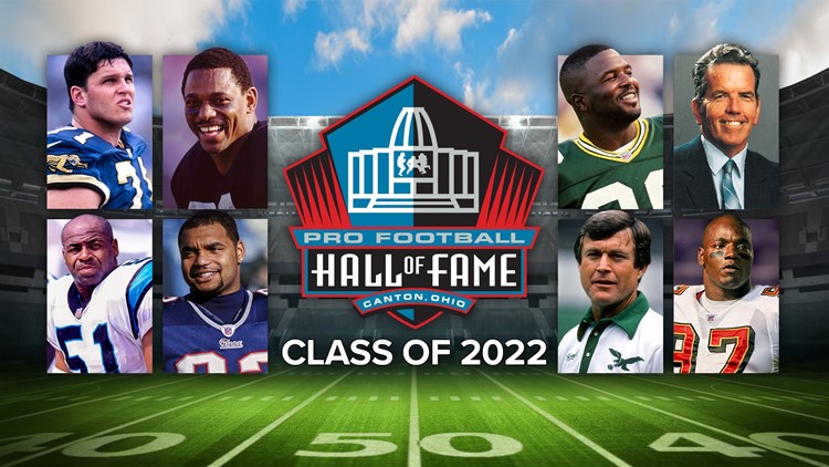 A closer look at the Pro Football Hall of Fame's Class of 2022