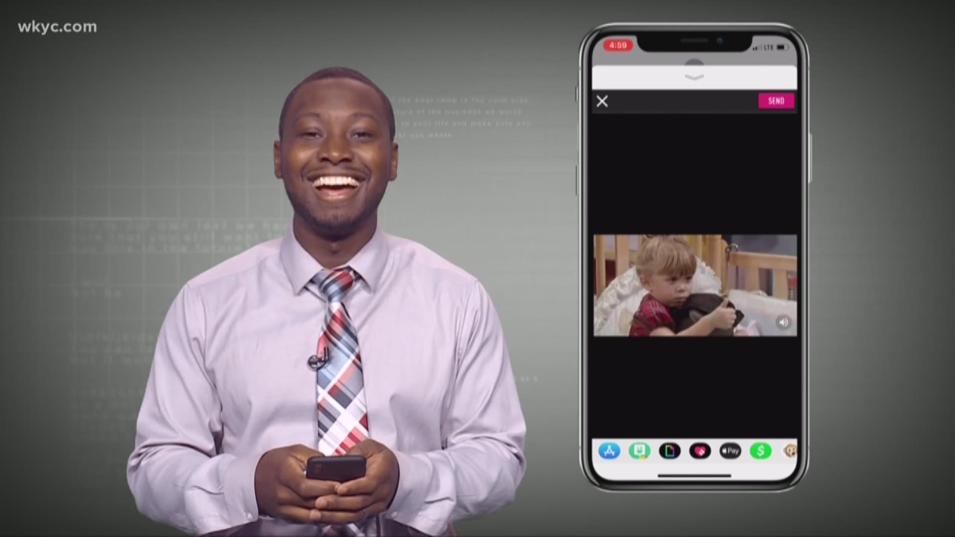 Oct. 17, 2018: The Vlipsy app, created here in Northeast Ohio, can make your text messages a bit more exciting.