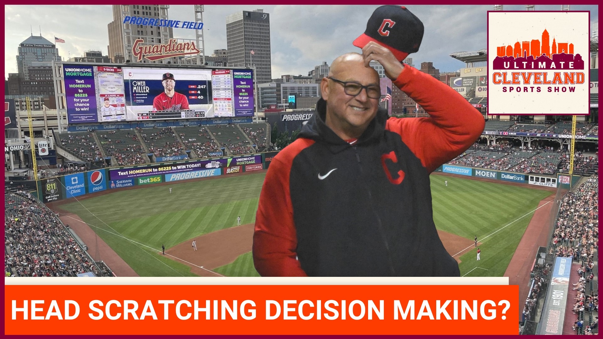 Has Terry Francona made some uncharacteristic decisions during the early part of the Cleveland Guardians season?