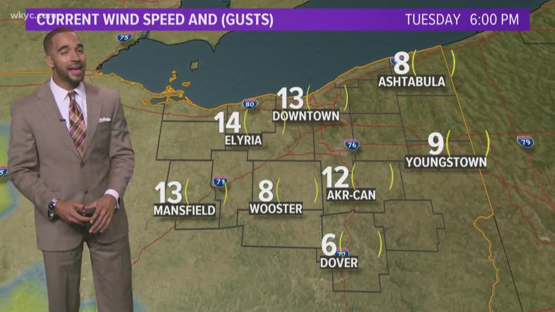6 p.m. weather forecast October 15, 2019 | wkyc.com weather october 15th 2022