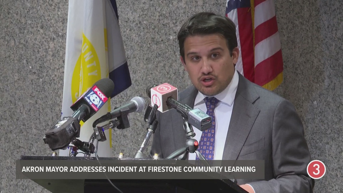 Akron Mayor Shammas Mailk addresses police incident at Firestone