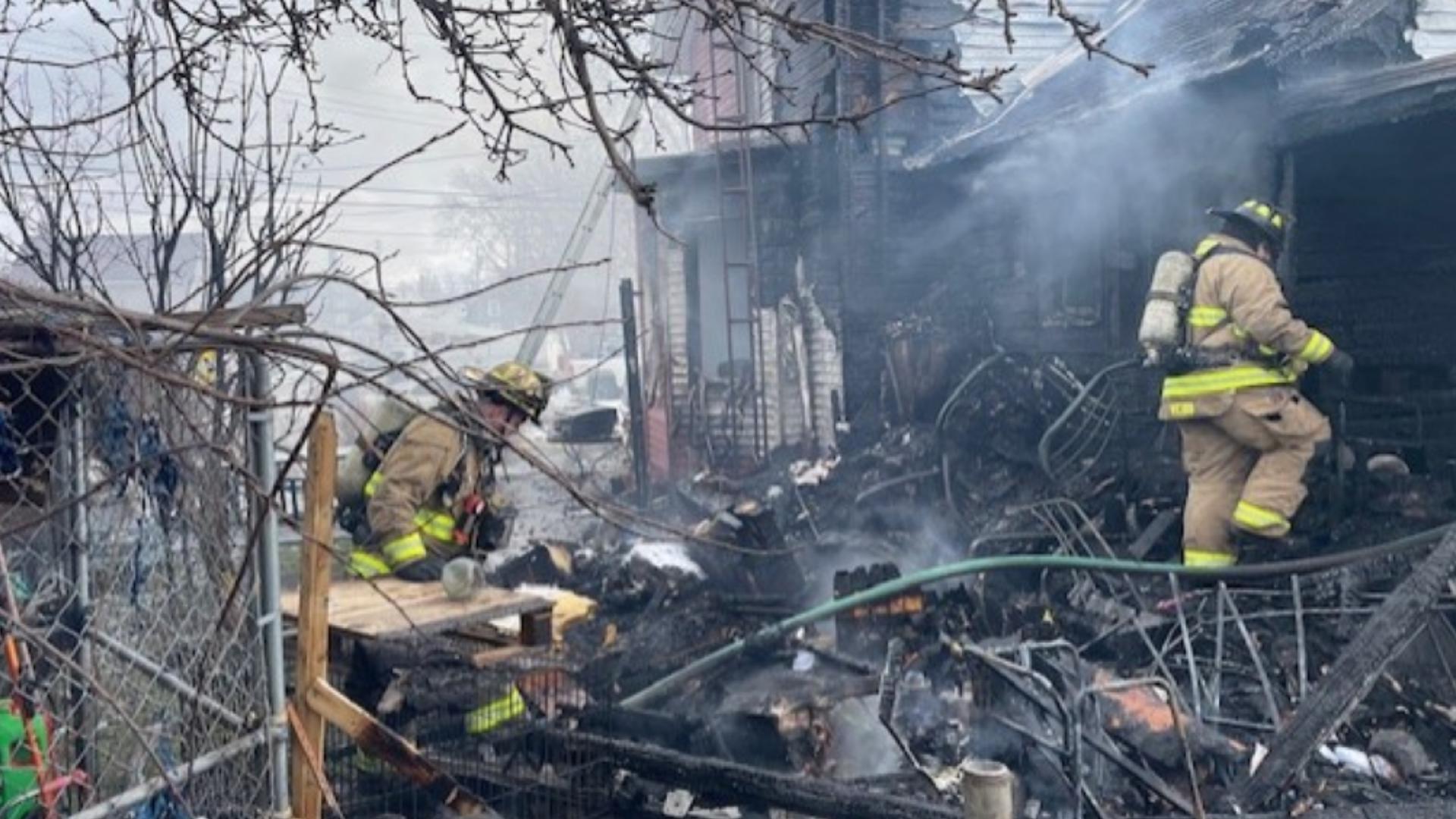 Woman hospitalized, dog dies in Canton house fire | wkyc.com