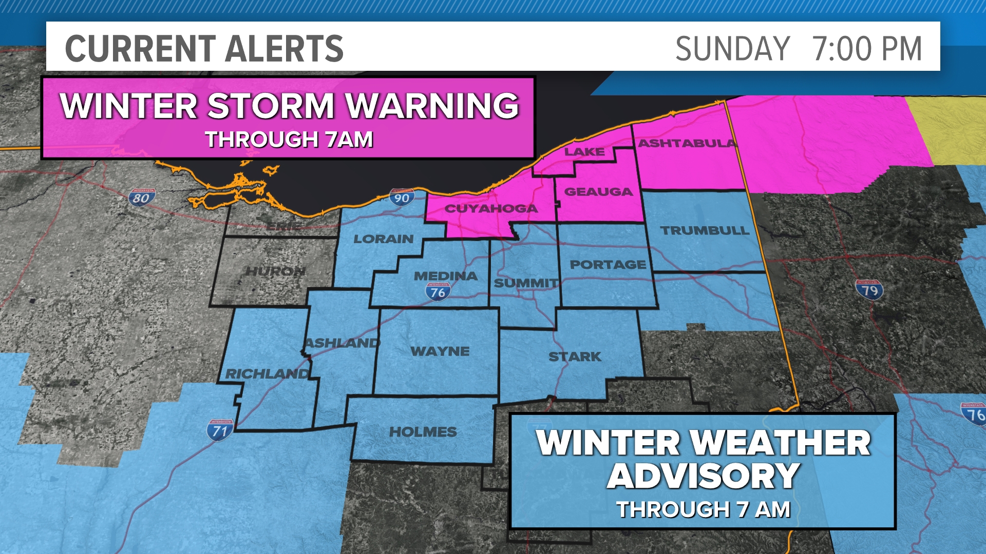 Weather Impact Alert in Northeast Ohio: Weekend winter storm | wkyc.com