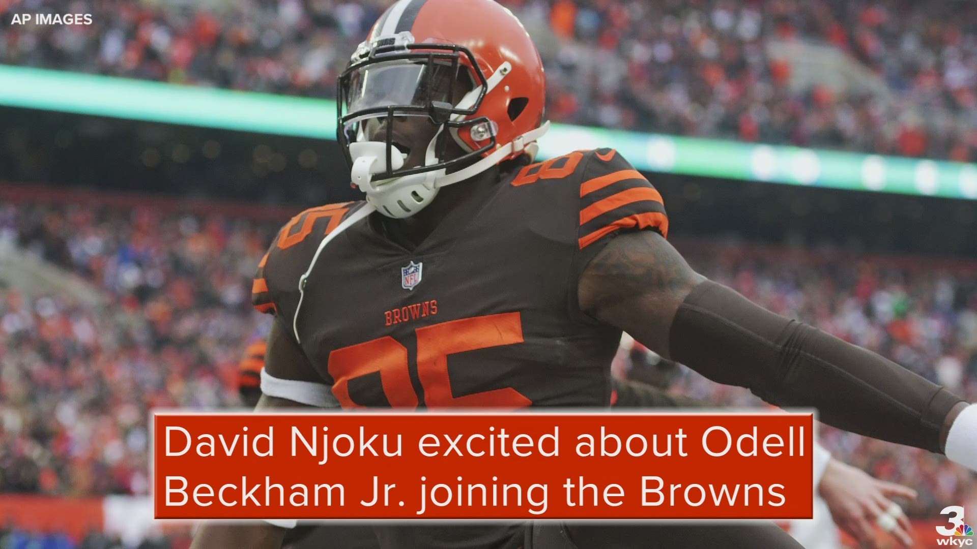 Speaking to Barstool Sports' Liz Gonzalez, David Njoku discussed how adding Odell Beckham Jr. will affect the Cleveland Browns offense.