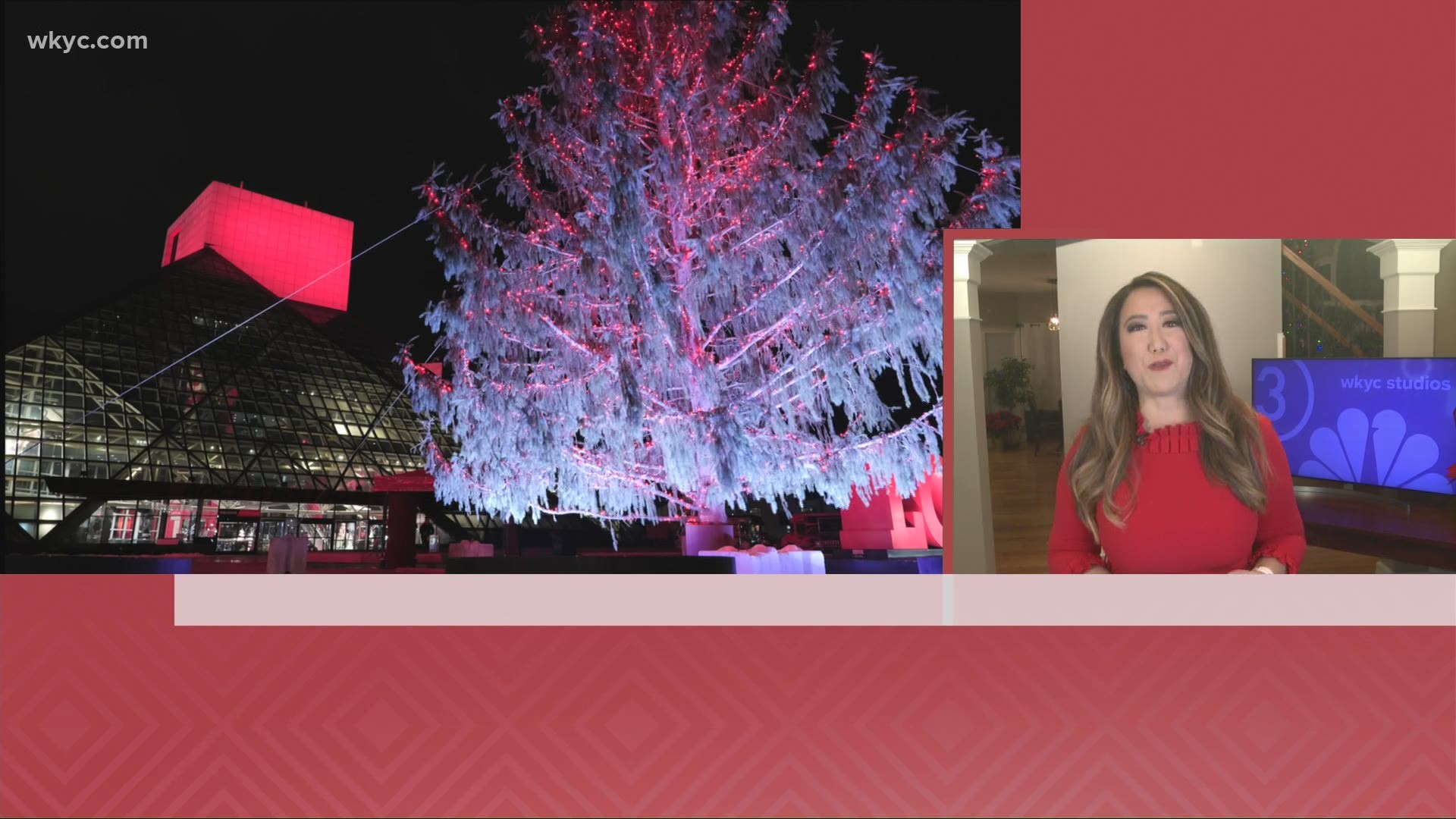 The Tree of Hope, standing 50 feet tall, is located on the Rock Hall Plaza and will be lit for the first time Saturday night. Here' s a look at the event.