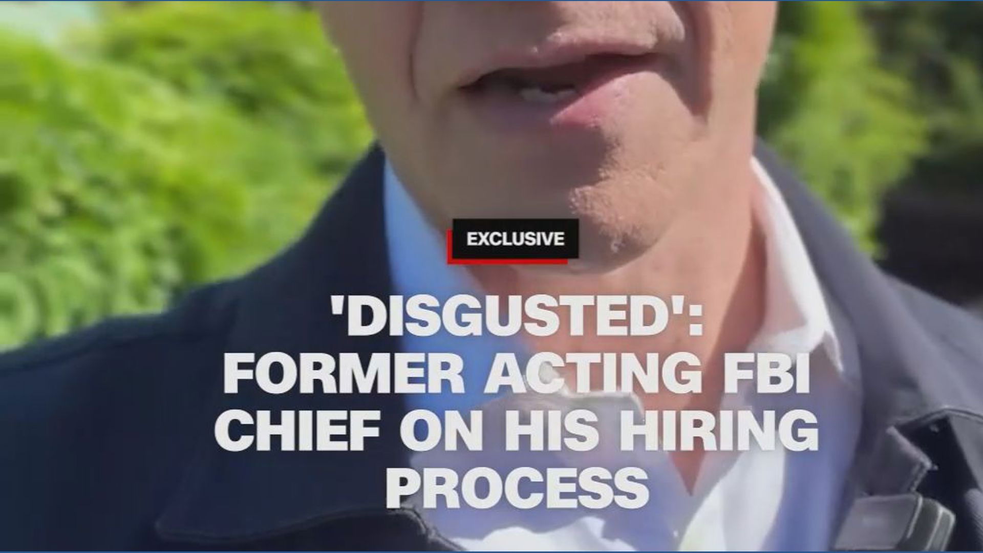 Puring Agent Fired former acting FBI chief says Patel tied job security to purging ...