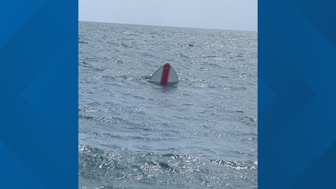 2 rescued after boat capsized in Lake Erie near Perry