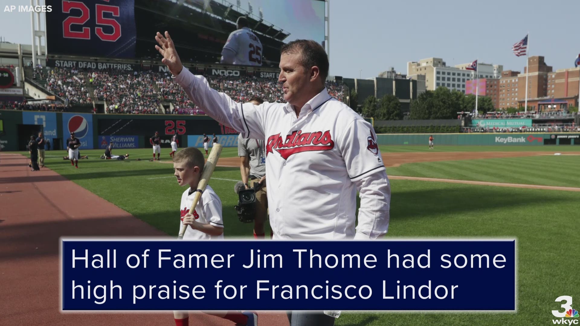 Hall of Famer Jim Thome coaching baseball at HS where his son plays