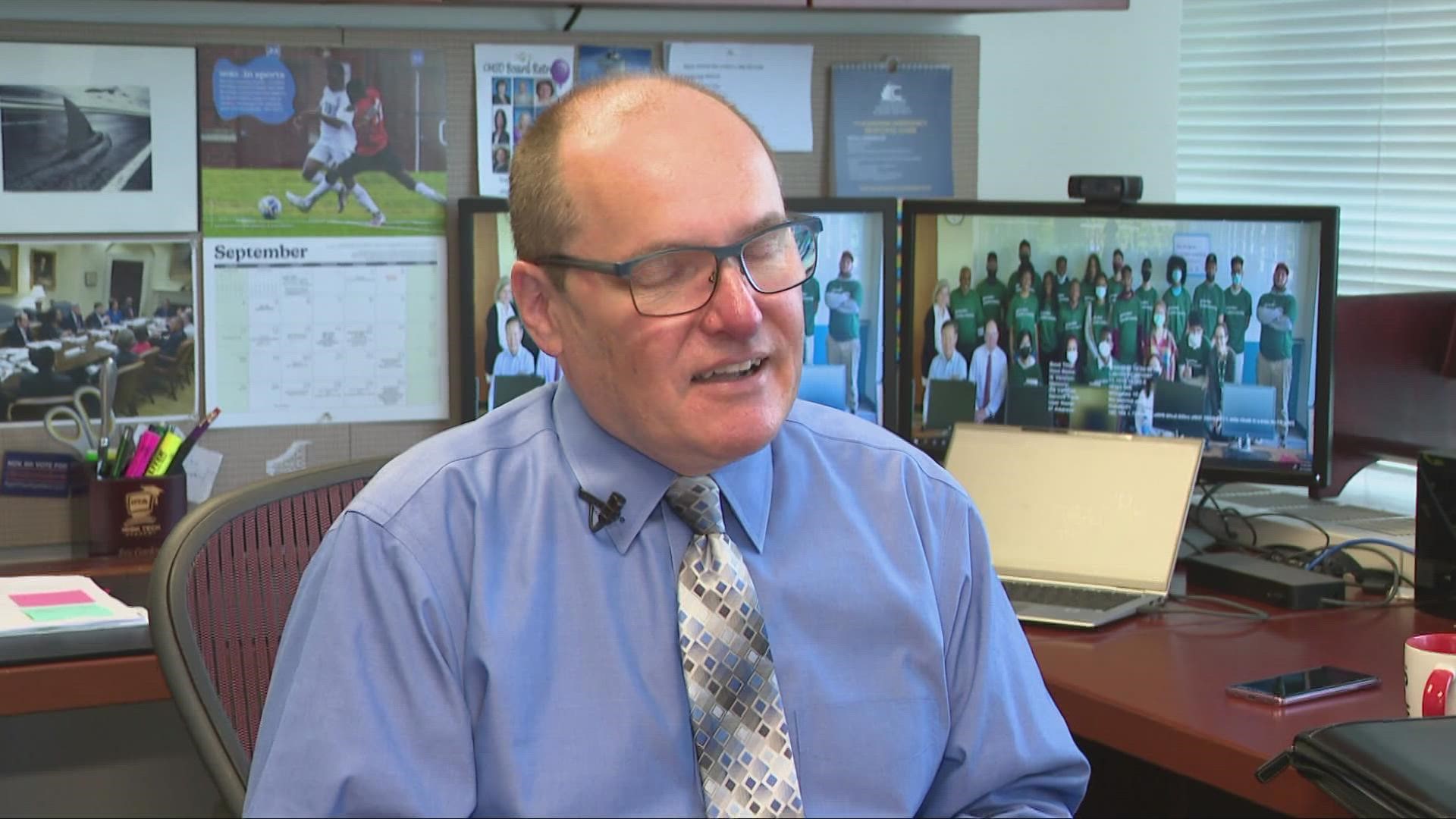 One day after announcing his intention to step down at the end of this school year, Gordon sat for an interview with Christi Paul.