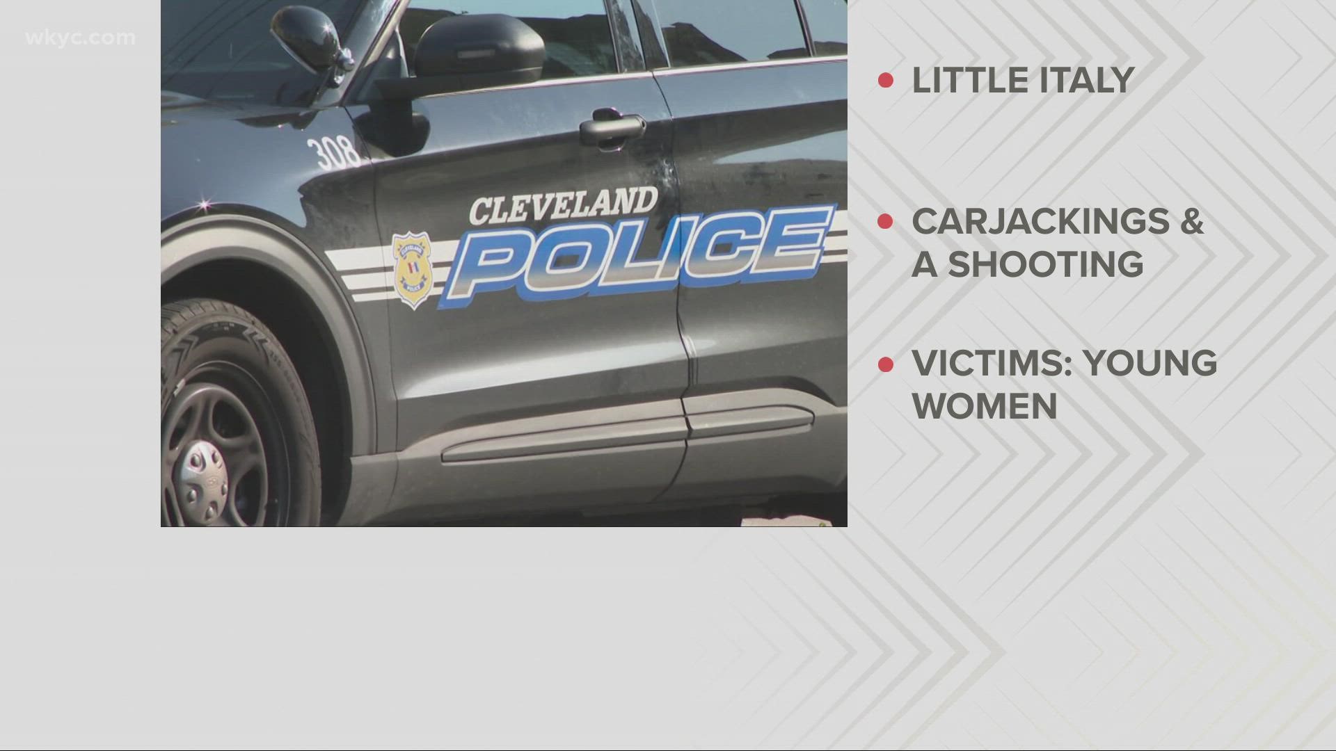 Cleveland Police are investigating multiple crimes that have taken place in Little Italy in the past few weeks.