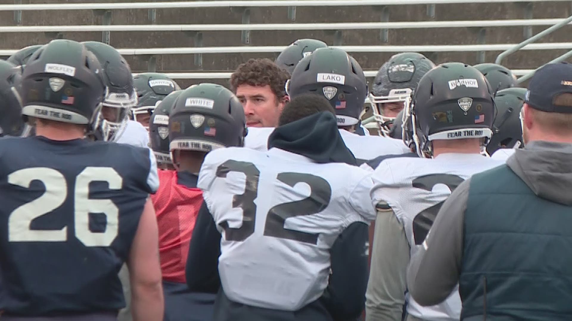 Go behind the scenes with new Akron head coach and Northeast Ohio native Tom Arth during spring practice.