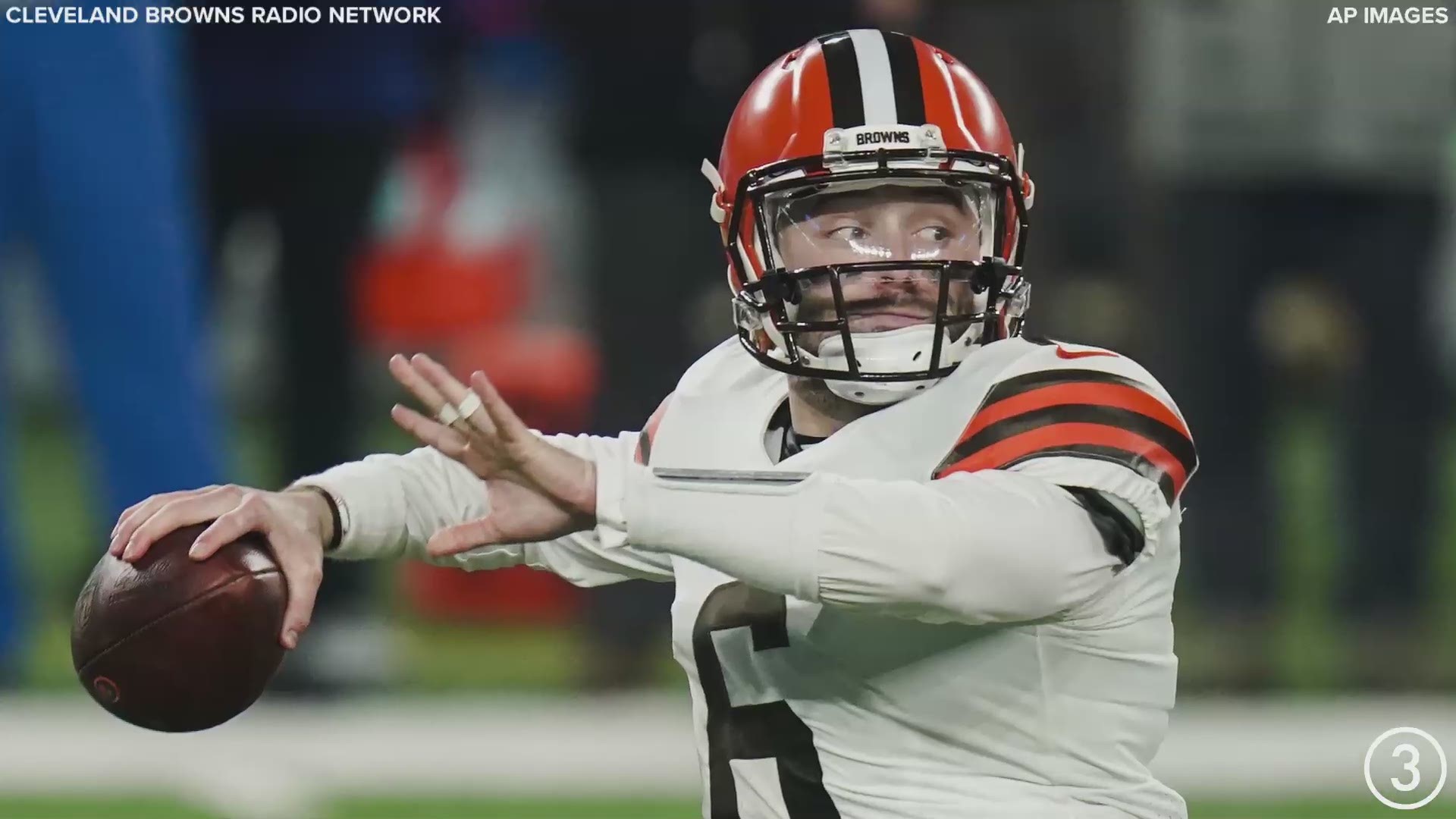 Baker Mayfield's second-quarter touchdown pass to Austin Hooper gave the Cleveland Browns a 7-3 lead over the New York Giants.