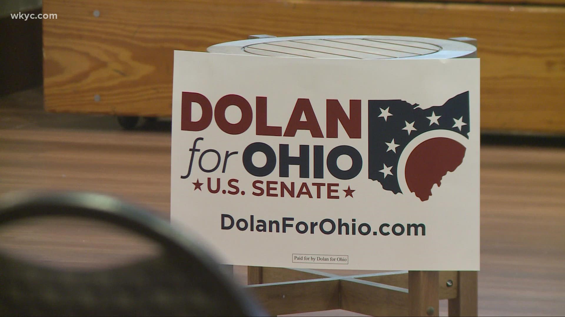 Dolan officially announced his run last week, but made his first stop on Saturday. He says he is not running on the platform that the 2020 election was stolen.