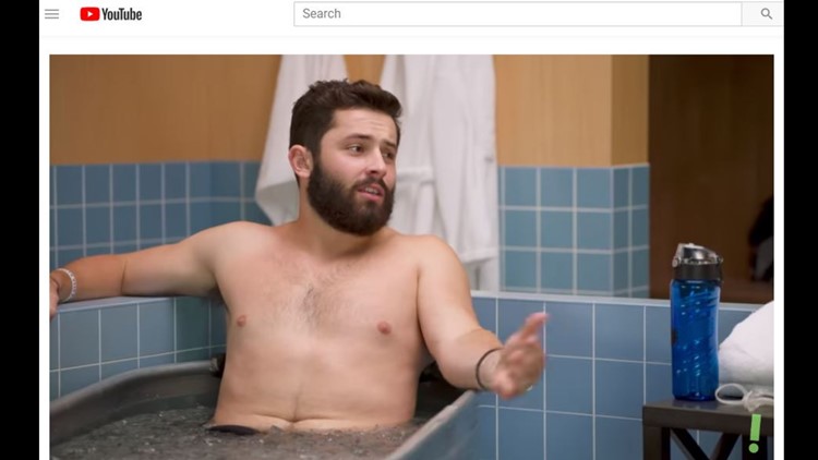 WATCH | Baker Mayfield talks Cleveland Browns in hilarious ice bath