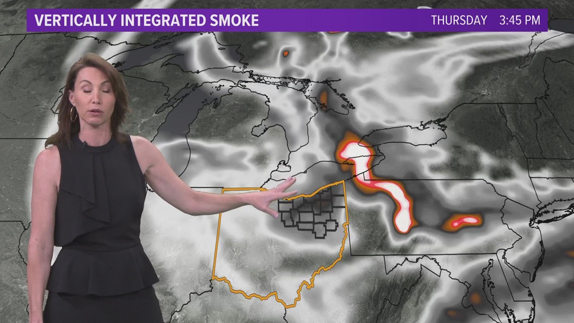 Air Quality Alert extended as smoke from Canadian wildfires impacts Northeast Ohio