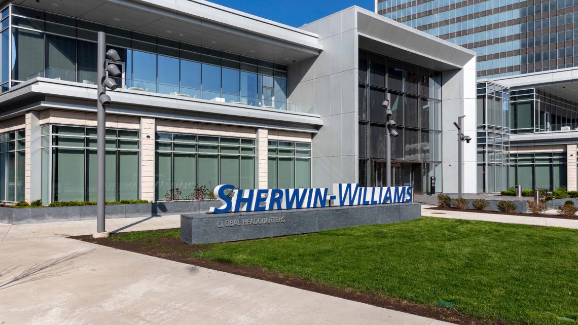 Ohio Gov. Mike DeWine attends Sherwin-Williams global headquarters ...