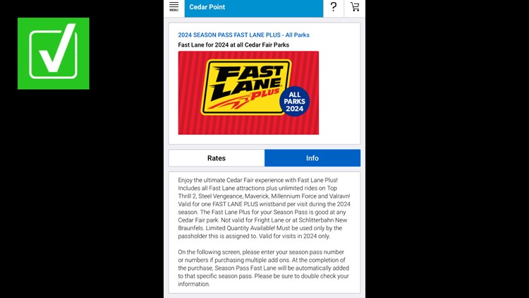 Cedar Point has not limited Top Thrill 2 Fast Lane Plus access | wkyc.com