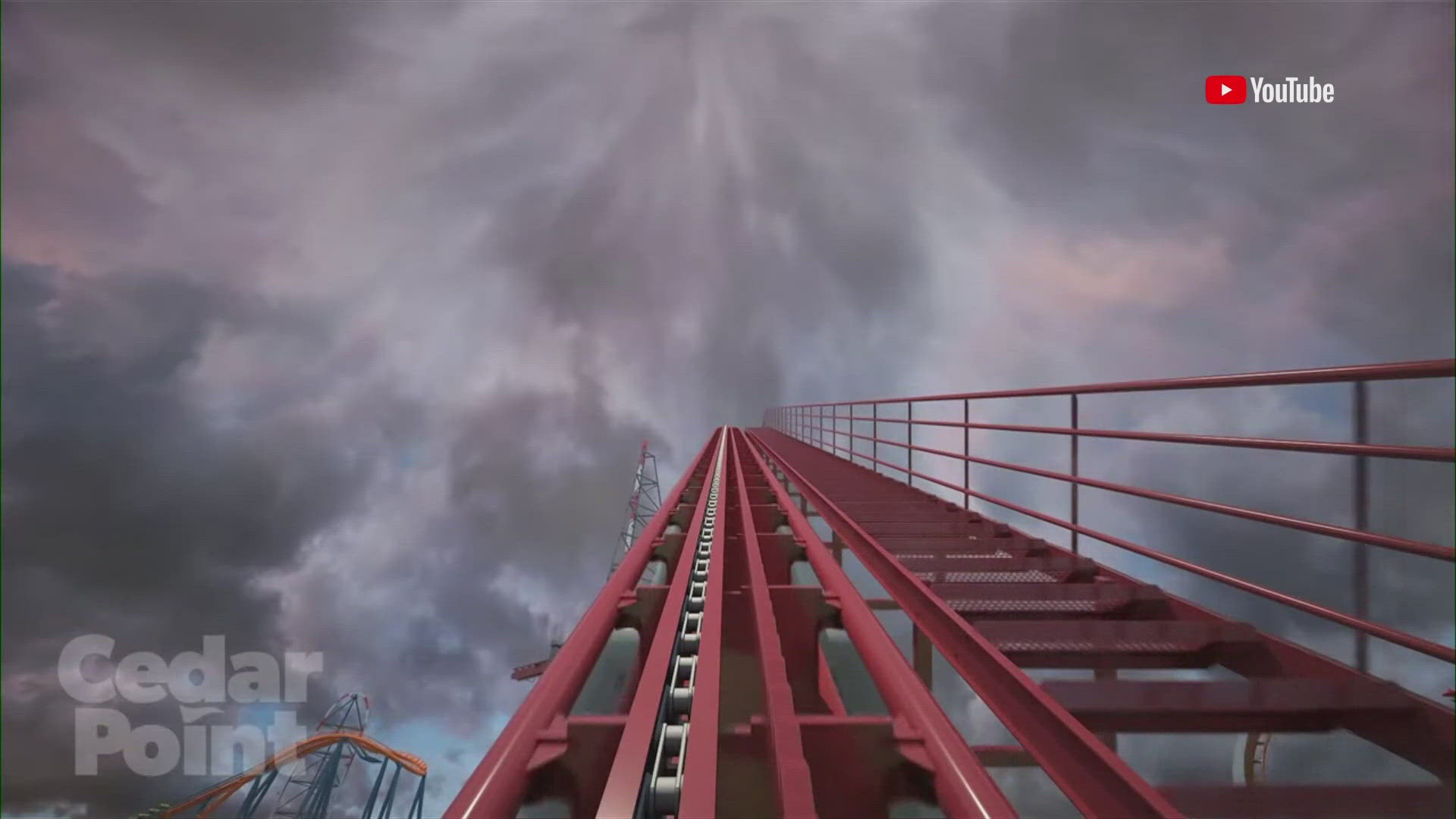 'Loose articles may not be left on the platform,' Cedar Point says. 'They may either be left with a non-rider or be placed in lockers for storage.'
