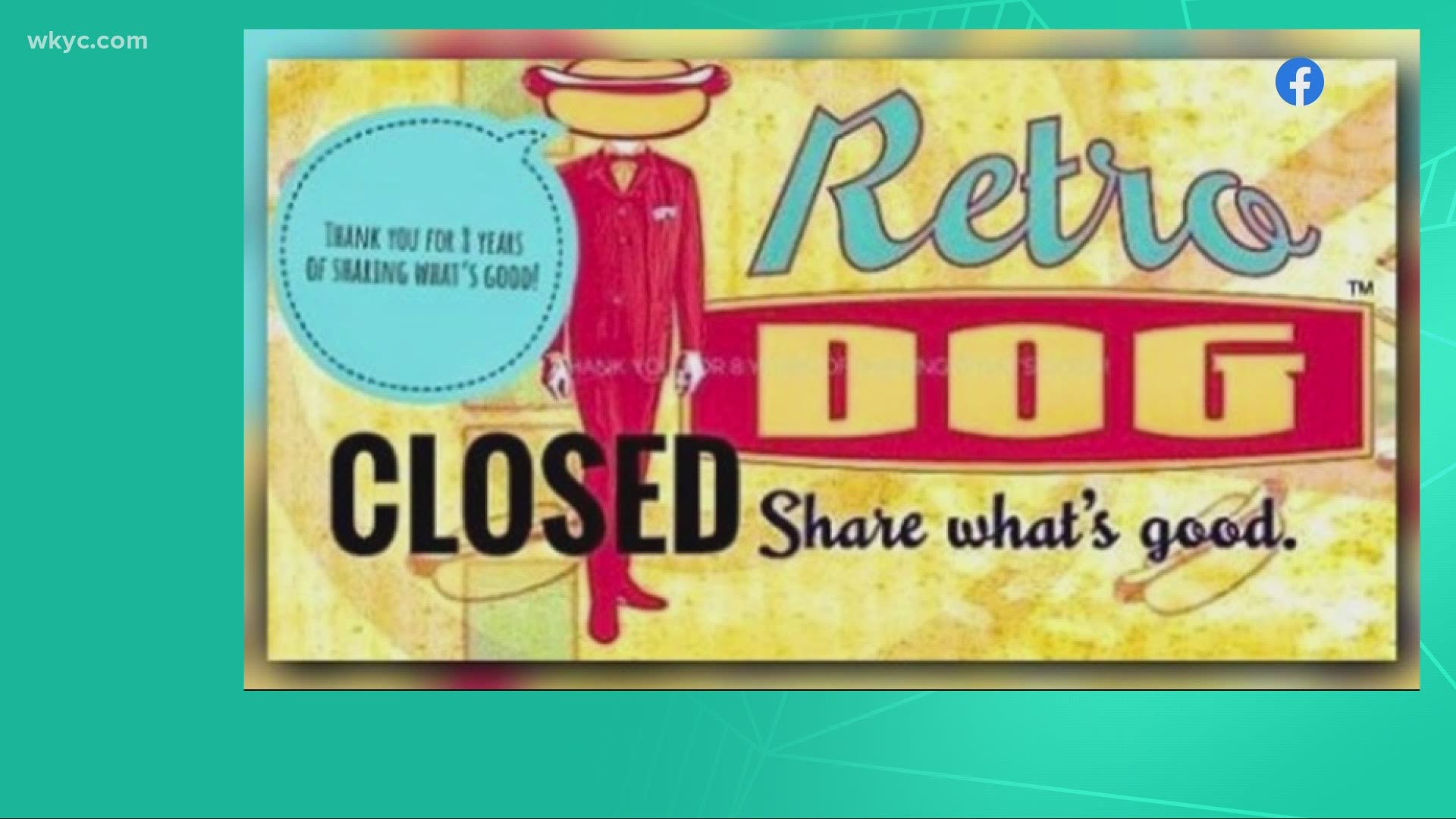 Oct. 20, 2020: The Retro Dog restaurant has permanently closed in Cuyahoga Falls. The eatery cites COVID-19 as a factor in their closure decision.