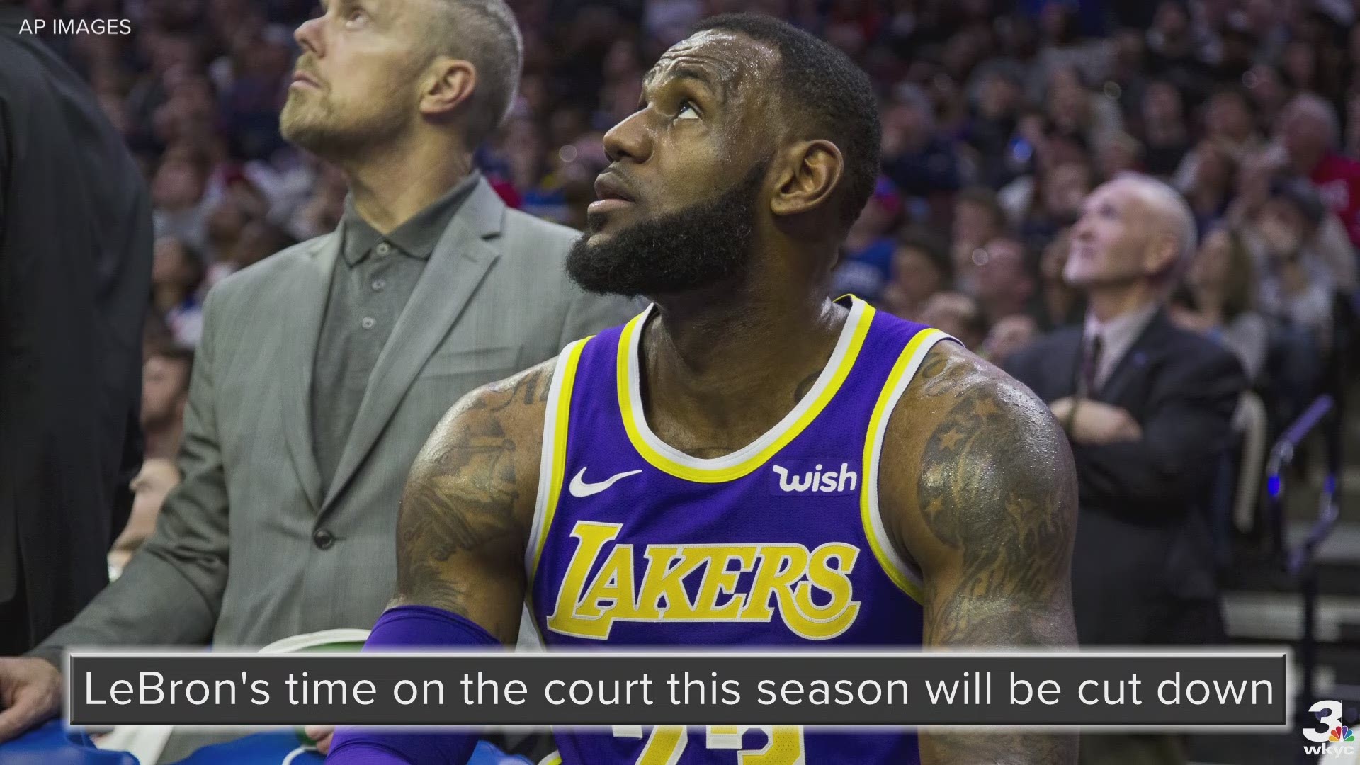 According to Chris Haynes of Yahoo Sports, LeBron James will spend the remainder of his first season with the Los Angeles Lakers playing on a minutes restriction.