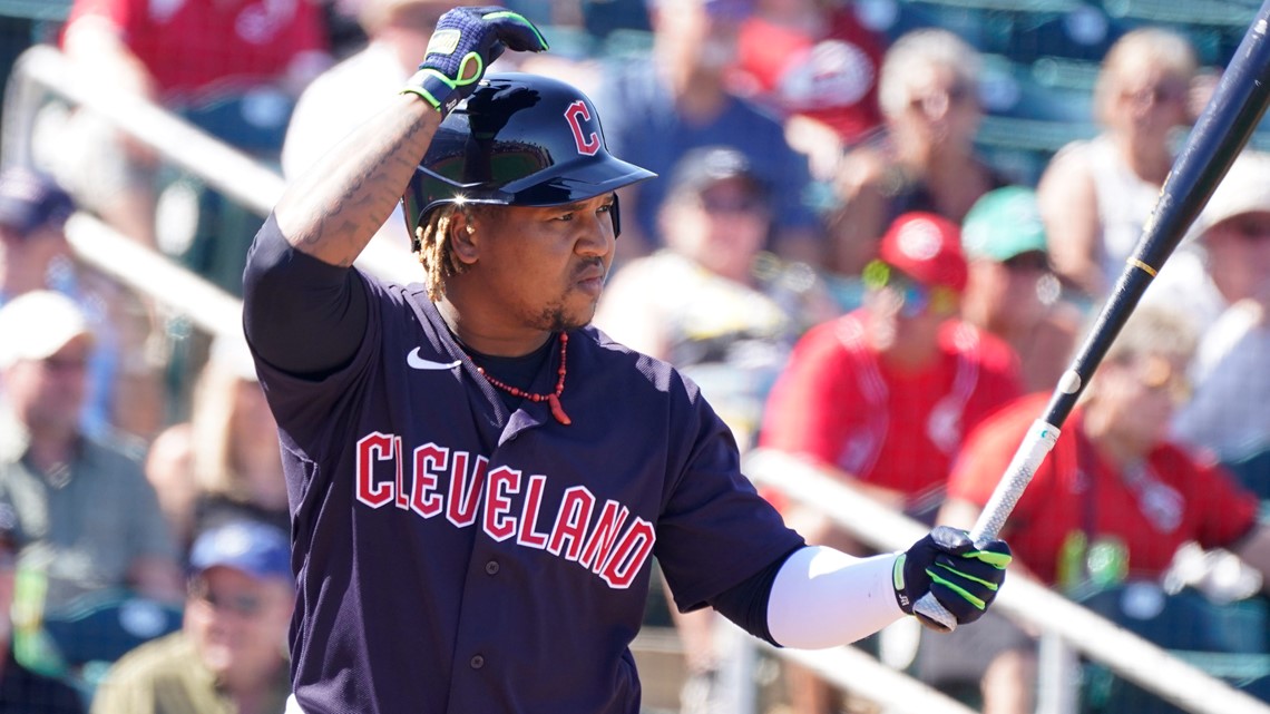 Cleveland Indians shortstop Francisco Lindor poses for a portrait