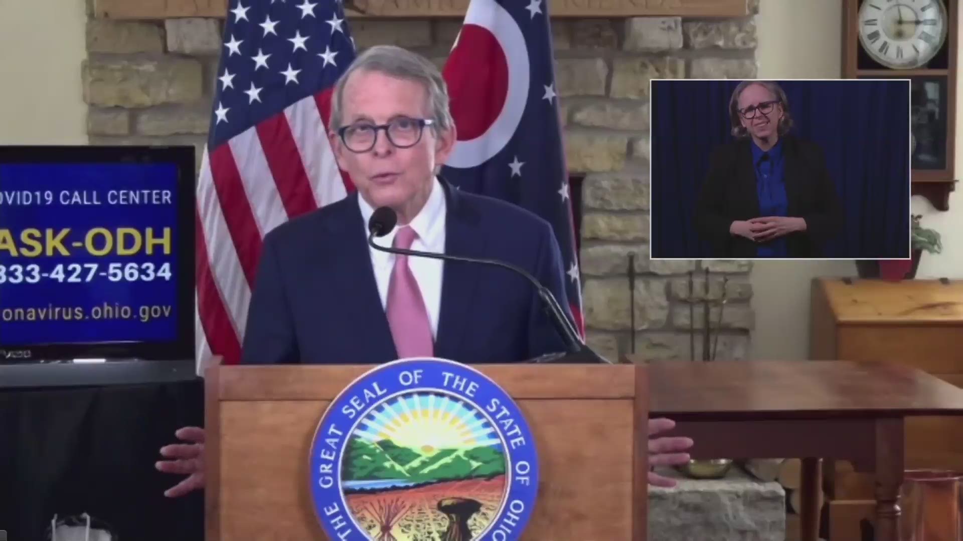 DeWine says he's optimistic.  He spoke directly with Johnson & Johnson and got some good news from them.