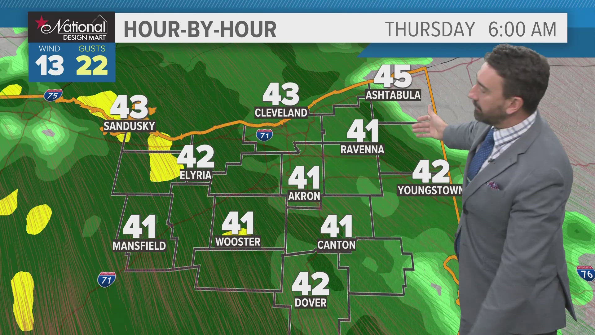 We're staying dry today as rain moves in tomorrow. 3News' Matt Wintz has the hour-by-hour details in his morning weather forecast for Wednesday, November 13, 2024.