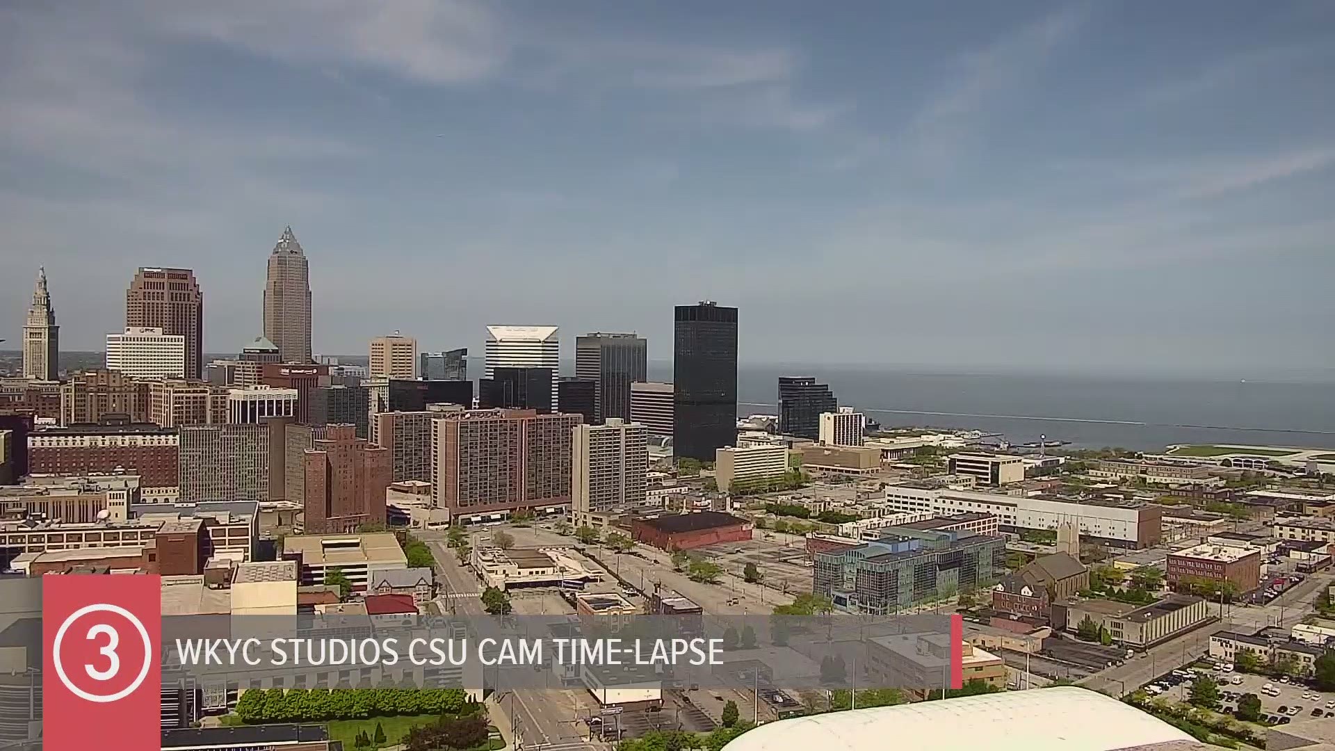 Sunny skies are giving way to an increase in clouds this afternoon. Check out our WKYC Studios CSU Cam weather time-lapse on Sunday. #3weather @wkyc #wx
