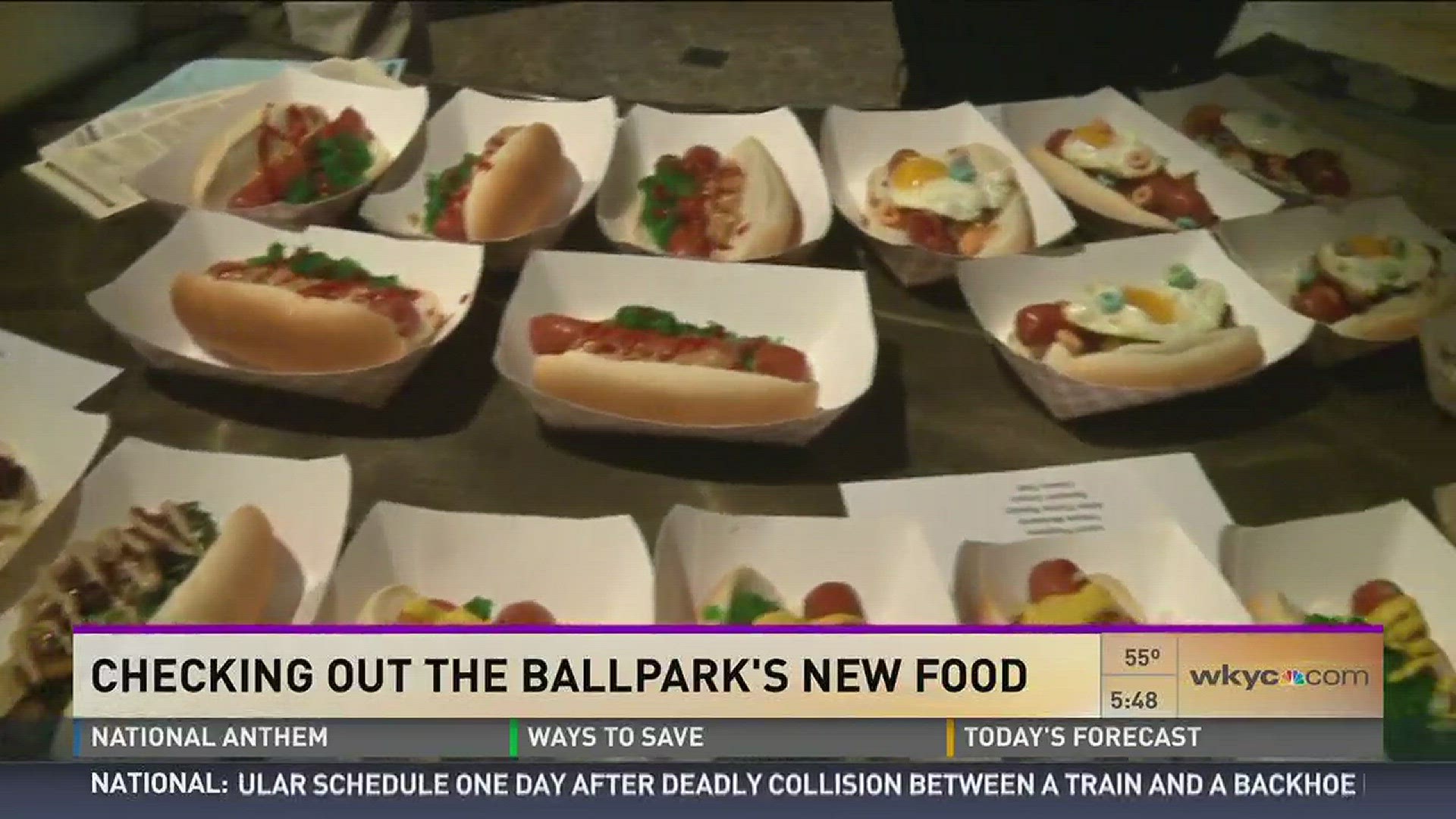 Checking out the ballpark's new food