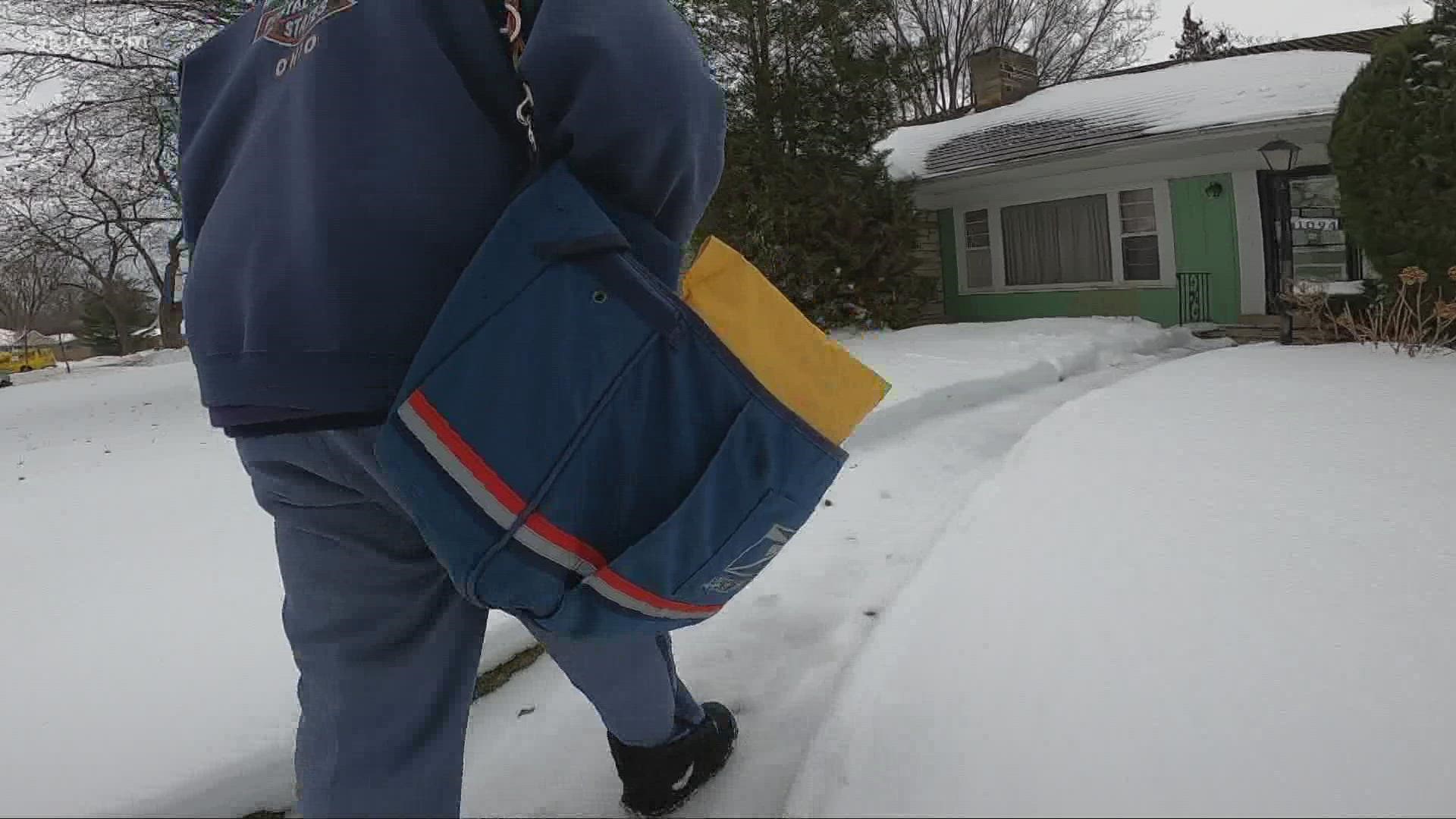 USPS says they are experiencing staffing issues due to the pandemic, and are working to get mail delivered as soon as they can.