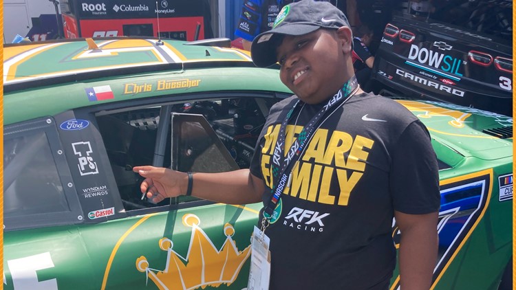 Student at LeBron James' I Promise School treated to VIP access by NASCAR