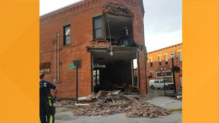 Car crashes into Amherst restaurant; Memorial Day parade re-routed