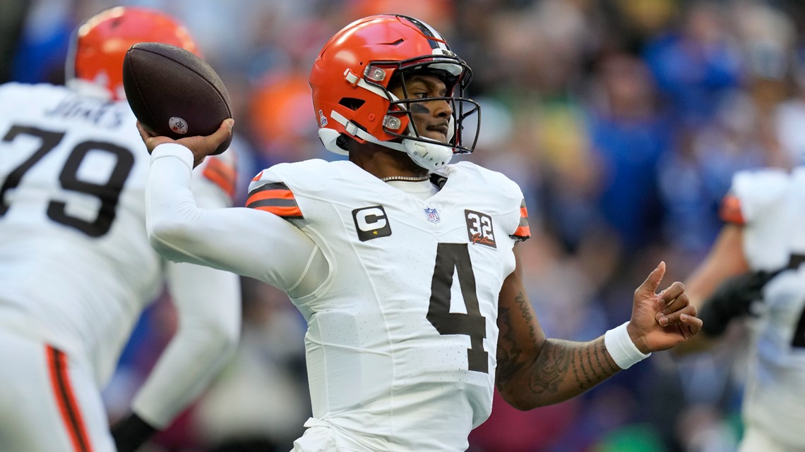 Cleveland Browns QB Deshaun Watson throwing full speed | wkyc.com