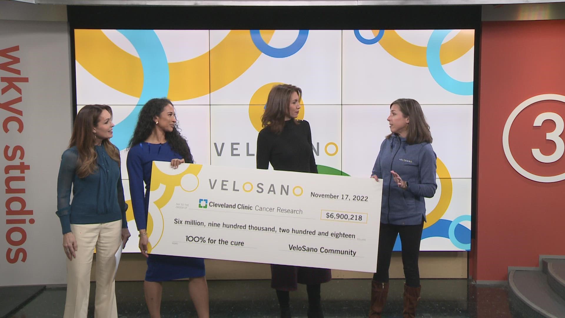 In total, VeloSano has raised more than $37 million for Cleveland Clinic cancer research in the nine years since the initiative began.