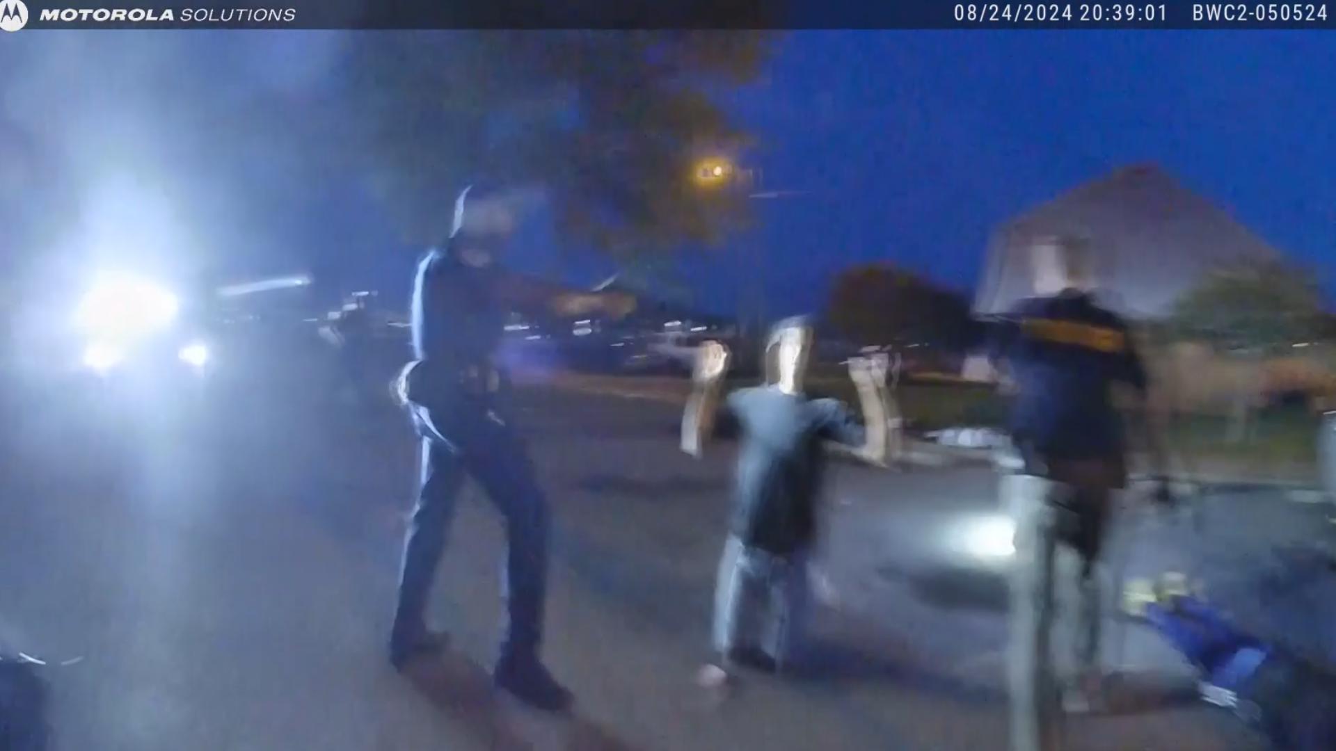 Canton police release body camera footage showing officer kicking ...