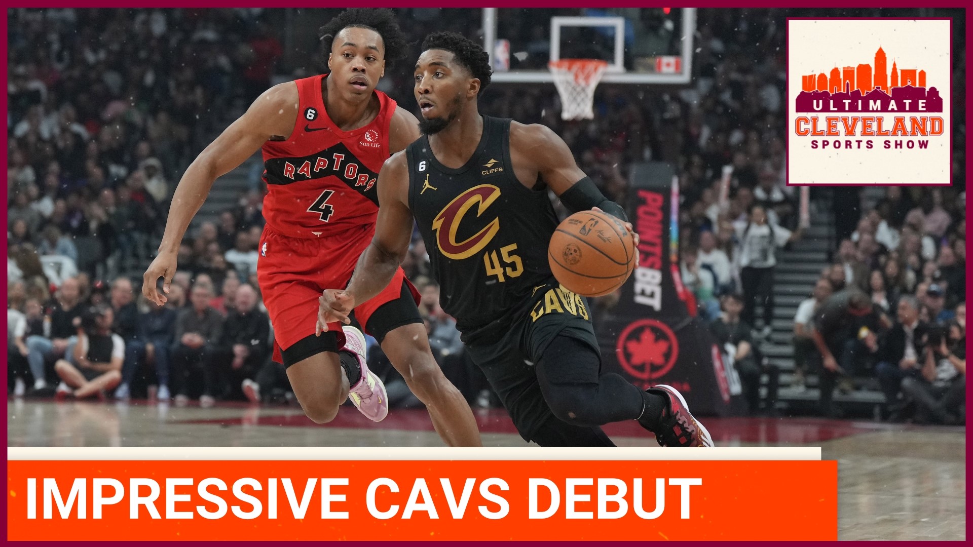 Donovan Mitchell made his official Cleveland Cavaliers debut in a 108-105 loss to the Toronto Raptors on Wednesday, were you impressed?